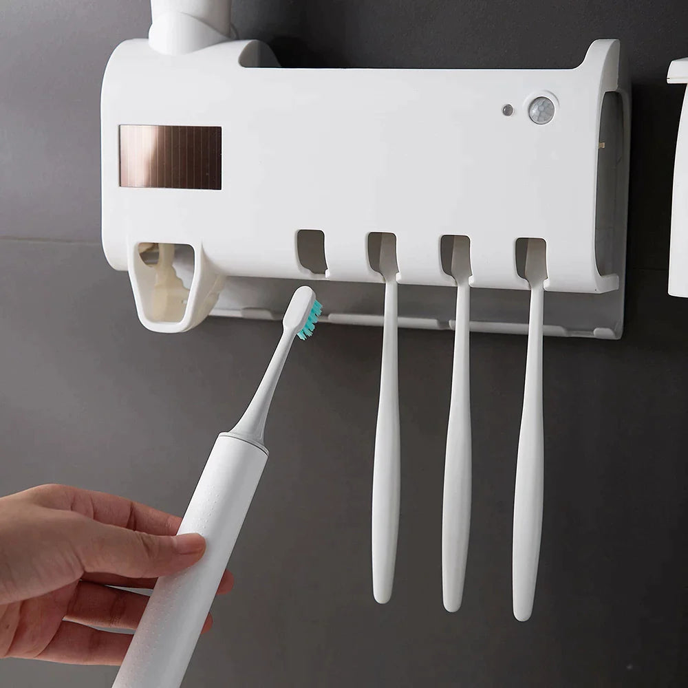 Velano UV Toothbrush Holder & Toothpaste Dispenser